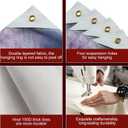 Black Gold Happy New Year 2026 Backdrop Banner 8x6ft Fireworks Clock Champagne Banner Golden Party Decoration Photography Background for Indoor Outdoor Celebration