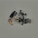 Matching T-Handles Lock Set Locking T-Handle Set for Truck Camper Shell with Dust Cover -2 Pack clockwise and Counter-clockwise with 4 Keys and HardwareKey Alike