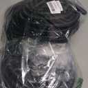 BEST CONNECTIONS 3-Pack (1/4", 3/8", 1/2" x 20 ft Each) Assorted Split Wire Loom Flex-Guard Convoluted Tubing  Protective Split Cable Sleeves/Conduit for Automotive Home Industrial Electrical  Black