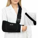 SPRING SEAON Arm Sling Shoulder Immobilizer for Women and Men, Rotator Cuff Support Brace Adjustable Sling for Shoulder,Arm,Wrist,Elbow,and Clavicle Injury, Large