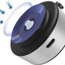 Ultra Strong Suction Phone Mount for Magsafe Car Mount，Content Creator Vlogging Portable Vacuum Magnetic Car Phone Holder，Travel Multi-Scene TikTok for iPhone 17 Pro Max 16 15 14 13 12（Silver）