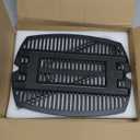 SafBbcue 7644/7582 Cast Iron Cooking Grates & 60040 Grill Burner Tube kits for Weber Q1200 Q100 Q120 Q1000 50060001 386001 86002 516001 Grills, Grill Grids & Grates for Baby Q Gas Grill, 17"