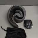 Neck Pillow for Traveling, Travel Pillows for Airplanes 2025 New 100% Pure Memory Foam, Neck Pillow Airplane with 360° Ergonomic Design, Travel Neck Pillows for Airplanes, Office and Car (Grey)