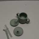 Moonkie Silicone Baby Sippy Cups | 3 Stages Training Cup Straw Cup for Infants Toddlers and Kid | 4 oz 1Pack