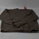 THE GYM PEOPLE Men's Fleece Crewneck Sweatshirt Thick Loose fit Soft Basic Pullover Sweatshirt (X-Large, Dark Grey)