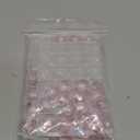 PATIKIL K9 Crystal Octagon Beads 2 Holes Pendants, 60 Pack 14mm Chandelier Prisms Parts Ornaments Hanging Beads for DIY Arts Crafts Decoration, Pink