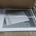 ZHONTIN 198 High Capacity Wall Heater, 4000/2000 Watt Wall Heater that can turn to half watt to save energy, built-in disc thermostat, 240 Volt Wall Heater, Painted Grille