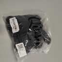 QINSEN Women's Sexy Square Neck Bodysuit Long Sleeve Double Lined Shirt Tops (Black) Small