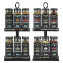 Watkins Countertop Two Tier Rotating Spice Rack, Includes 16 Watkins Organic Spices (16608)