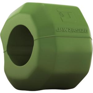 Jawzrsize Pop 'N Go Jaw, Face, and Neck Exerciser - Define Your Jawline, Slim and Tone Your Face, Look Younger and Healthier - Helps Reduce Stress and Cravings - Facial Exerciser (Advanced Green)