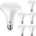 Energetic BR30 LED Recessed Light Bulb, 11W=75W, 2700K Soft White, 900LM, Dimmable Ceiling Flood Light Bulb for Cans, CRI85+, 6-Pack