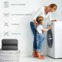 Waterproof Couch Cover for Dogs Washable, Anti-Slip Back Dog Bed Blanket Pet Chair Sofa Furniture Protector(52x82 Inches, Dark Grey)