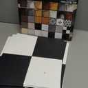 Nexus Self Adhesive 12-Inch Vinyl Floor Tiles, 10 Tiles - 12" x 12", Black/White Pattern - Peel & Stick, DIY Flooring for Kitchen, Dining Room, Bedrooms & Bathrooms by Achim Home Decor