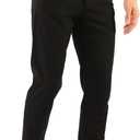 Mens Slim Fit Pants - Stretch Cotton Chinos Pants - Casual Golf Business Skinny Dress Pants for Men Medium