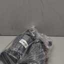 Hausse 2 Pack Bird Scarecrow Fake Owl Decoy Sculpture, Rotating Head Plastic Owl Bird Deterrents, 10.6 Inch Height Nature Enemy Horned Pest Repellent for Outdoor Garden Yard (Black)