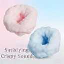2 Pcs Crunchy Noisy Stress Balls, Ice Skin Crunchy Squishy Balls, Soft Moldable Squeeze Balls for Home Office or Travel