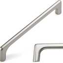 Amerdeco 10 Pack Brushed Satin Nickel Cabinet Pulls 5 Inch(128MM) Hole Centers Kitchen Cabinet Handles Hardware Kitchen Handles for Drawer Pulls 