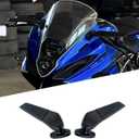 FOR CBR600RR CBR650R GSX-8R Ninja500 ZX-6R ZX636 Accessories CNC aluminum alloy rearview mirror motorcycle rotating rearview mirror winglet kit