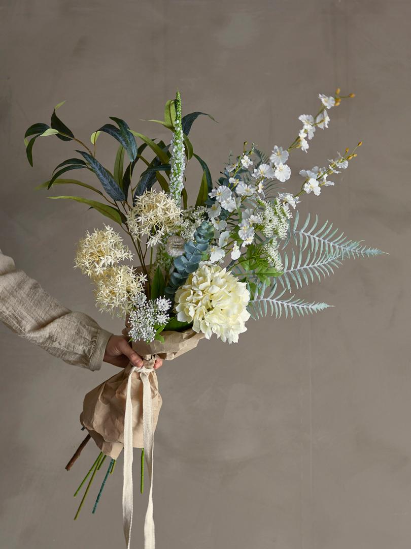 Ioensy Beautiful Vintage Artificial Dried Flowers Bouquet Floral