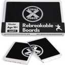 Rebreakable Punching Board, Taekwondo Karate and Martial Arts Board, Karate Breaking Board for Kids and Adults, Boxing Equipment and Karate Breaking Board (Black/Difficulty-4)