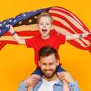 MGparty 4th of July Accessories, 48PCS Patriotic Slap Bracelets Toys for Kids, Fourth of July Decorations Party Favors Memorial Day Supplies Classroom Prizes Gifts Accessories