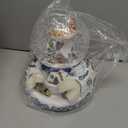 Musical Rotating Santa Claus Flying Over Village,Automatic Snowfall,Train, Christmas Snow Globe Music Box Gifts, for Women Wife Mom Girlfriend Daughter, Xmas Present,Plays 48 Classic Christmas Carols