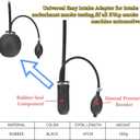 Universal Adapter, Smoke Machine Leak Detector Inflatable Bladder Intake Bladder for Smoke Machine Automotive