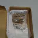 Alise Floating Shelf Brackets, 4 Pcs 90 L Brackets Heavy Duty for Wood, 4in White Brackets for Wall Hidden Shelves, Metal Shelving Supports for Home, Garden, Office and DIY