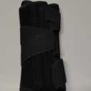 JOMVD Knee Brace for Knee Pain, Meniscus Tear, ACL, Adjustable Knee Support with Side Spring Stabilizers for Meniscus Tear, Arthritis, Patella Stability, Knee Pain Relief, Women and Men, Large (Black)