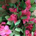 Artificial Bougainvillea Tree -5FT Faux Bougainvillea Tree with Realistic Flowers, Tall Fake Flower Tree for Indoor or Outdoor Decor, Silk Floral Plant for Living Room, Porch, Garden (Pink)
