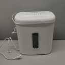 Amazon Basics Cross Cut Paper and Credit Card Shredder for Security - 8-Sheet, Heavy Duty, White