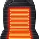 Aimery Heated Seat Covers 1 Minute Fast Heating 2 Heat Levels Seat Warmer UL Listed Black