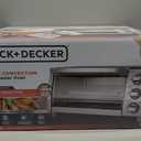BLACK+DECKER 4-Slice Toaster Oven with Natural Convection, Stainless Steel, TO1760SS (TO1760SST-1), Large