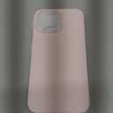 ORNARTO Compatible with iPhone 14 Pro Max Case 6.7, Slim Liquid Silicone 3 Layers Full Covered Soft Gel Rubber Phone Case Protective Cover with Microfiber Lining 6.7 inch-Chalk Pink