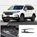 Gear Shift Button Frame Trim for Honda Pilot 2016-2022/ Ridgeline 2020-2023/ Passport 2019-2023, ABS Material Car Gear Shifter Button Panel Cover Decoration Accessories (Matt Black)