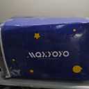 MAXYOYO Convertible Sofa Bed, Pull Out Loveseat Sleeper Sofa, Folding Couch Bed with Pillows for Living Room, Black