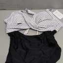 Eomenie Women's One Piece Swimsuits Tummy Control Cutout High Waisted Bathing Suit Wrap Tie Back 1 Piece Swimsuit.L