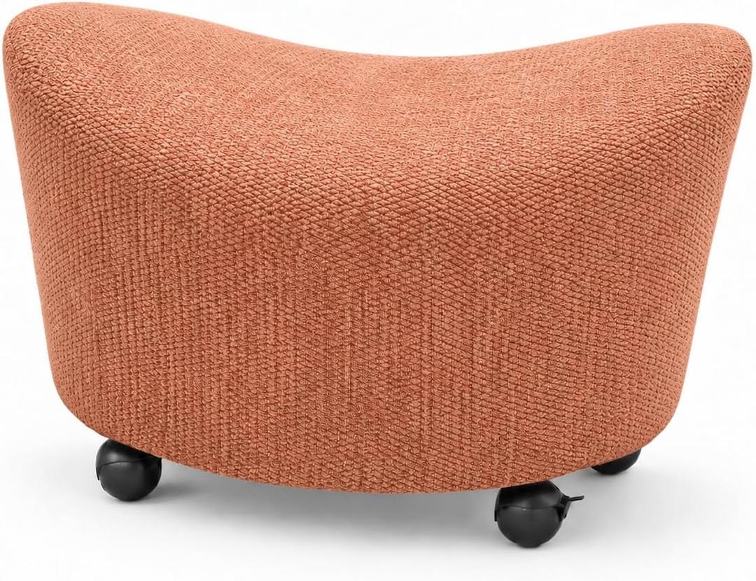 Modern Ottoman Stool for Living Room, Foot Rest Seat for Bedroom, Medium