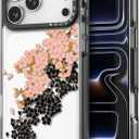 Bouvardia for iPhone 17 Pro Max Case, Cute Girly Design for Women, Shockproof & Aesthetic, Floral: Sakura