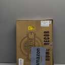 Spsyrine White Serving Tray, Plastic Marbling Tray for Coffee Table, Stylish Rectangular Decorative Tray with Handles, Ottoman Tray for Living Room, Bathroom, 15.6 X 10.2"