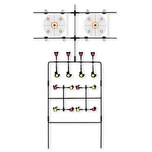 Highwild Multi-Shot AirGun Pellet BB GunTarget 3-Section Detachable with Adjustable Paper Stand - Rated for .22/.177 Caliber