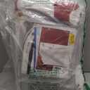 Christmas Quilt Set King Size 101x88 - White Red Socks & Red Gray Snowflake with Red Black Plaid - Xmas New Year Gingham Style Microfiber Winter Bedding Coverlet Thanksgiving Holiday Bedspread