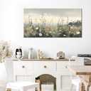 Rustic Wildflower Botanical Wall Art for Living Room Canvas Painting Prints Vintage Meadow Flowers Grassland Floral Nature Landscape Retro Classical Artwork Office Farmhouse Decor Large