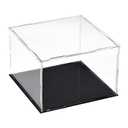 uxcell Acrylic Clear Display Case Box Dustproof Protection Showcase Cube Collectibles Show Box 7.9x7.9x5.9inch