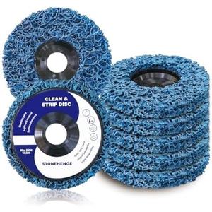 10 PCS - Paint Stripping Wheel Disc Abrasive, Remove Paint Coating Rust Welds Oxidation - Efficient Strip Disc for Metal Surface Preparation & Angle Grinding - (4-1/2" x 7/8")