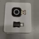 4-in-1 Wireless CarPlay Adapter for Apple CarPlay & Android Auto & AirPlay & MirrorLink, 2026 Upgraded Screen Mirroring Mini USB Adapter with Type-C Extension, Low Latency, Plug & Play