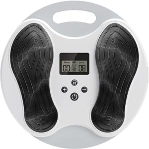 EMS Foot Massager for Neuropathy Relief, TENS Foot Nerve Circulation Stimulator for Pain Relief, Muscle Stimulator with 4 Body Pads, Relieves Swelling, Cramps, Plantar Fasciitis EMS Foot Massager for Neuropathy Relief, TENS Foot Nerve Circulation Stimulator for Pain Relief, Muscle Stimulator with 4 Body Pads, Relieves Swelling, Cramps, Plantar Fasciitis