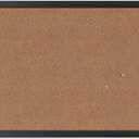 U Brands Cork Bulletin Board, 17" x 23", Black Wood Frame