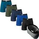Warriors & Scholars | Mens Boxer Briefs | Boxer Briefs for Men Pack of 6 | Mens Boxer Briefs Underwear | Boys Boxer Briefs (Medium)