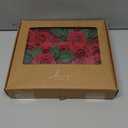 Ling's moment Artificial Flowers 25Pcs Dark Red Roses Decor w/Stems,3" Real Touch DIY Foam Floral for Wedding Bouquet/Centerpieces, Outdoors Party Backdrop, Room/Table, and Garden/Pot Decorations